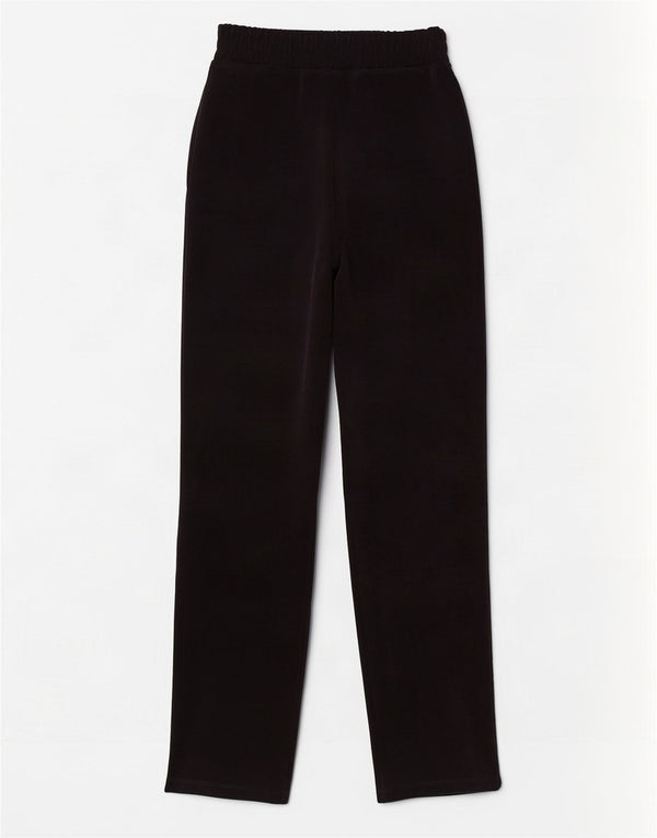 Γυναικεία βελούδινη αθλητική φόρμα Guess UK 10 Small Black Polyester