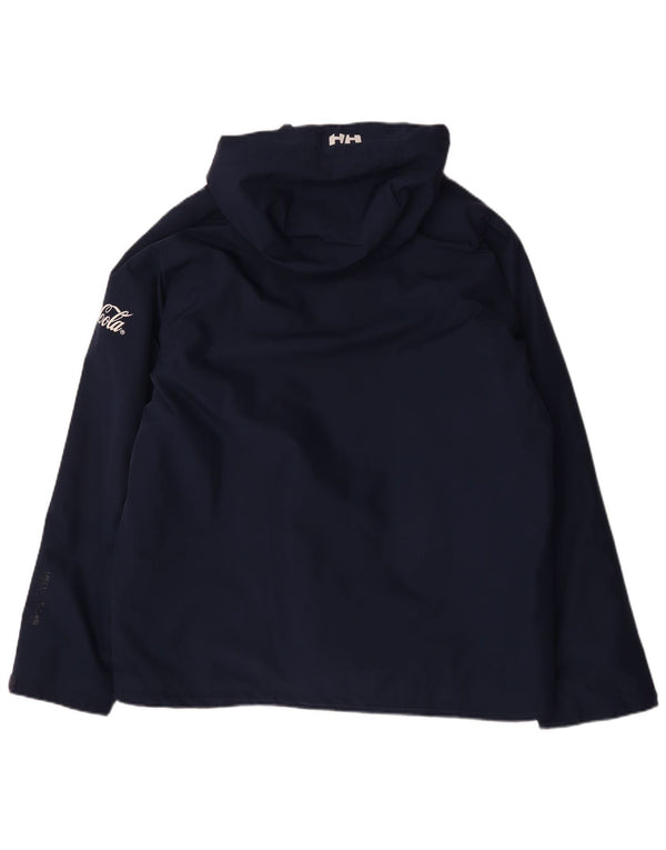 Helly Hansen Ανδρικό μπουφάν με κουκούλα αντιανεμικό UK 42 XL Navy Blue Polyester