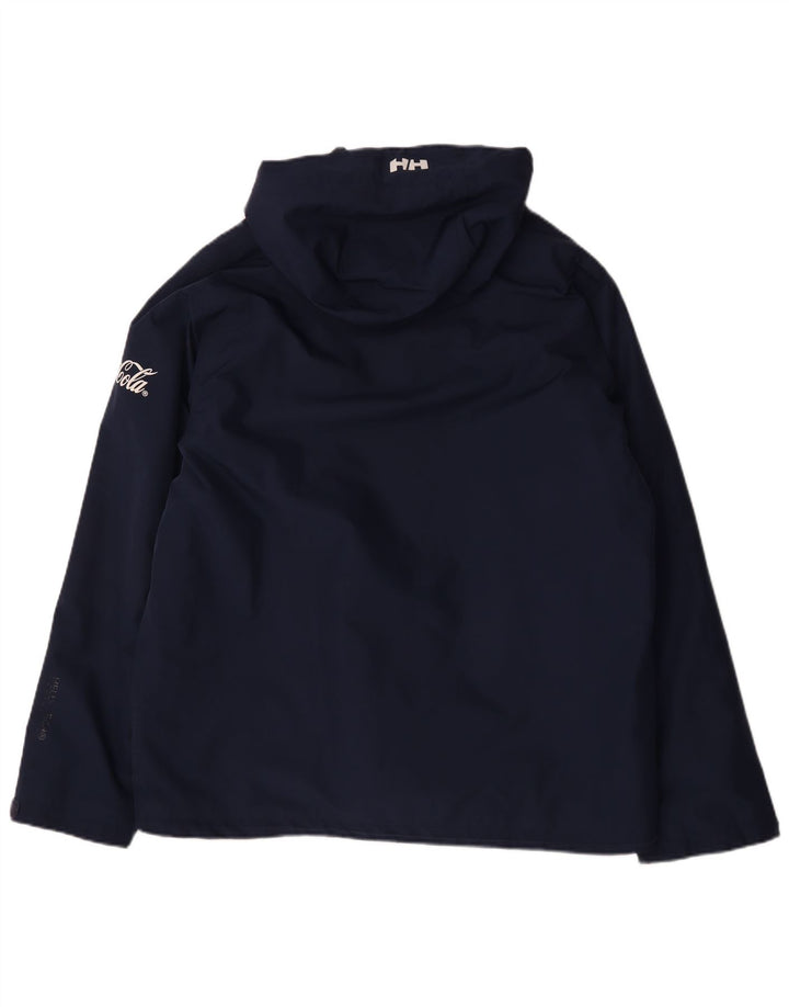 Helly Hansen Ανδρικό μπουφάν με κουκούλα αντιανεμικό UK 42 XL Navy Blue Polyester