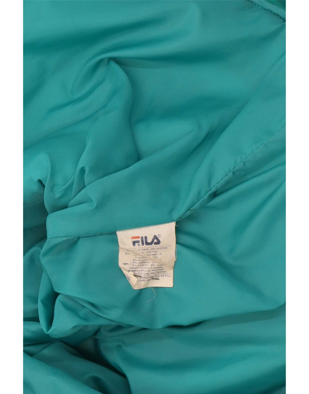 Fila Ανδρικό καπιτονέ μπουφάν IT 50 Large Turquoise Polyester