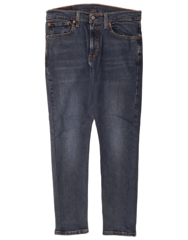 Levi's Womens 512 Slim Tapered Jeans W32 L30 Blue Cotton