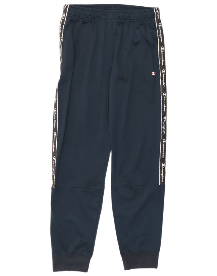 Ανδρική φόρμα Champion Graphic Παντελόνι Joggers Large Navy Blue Polyester