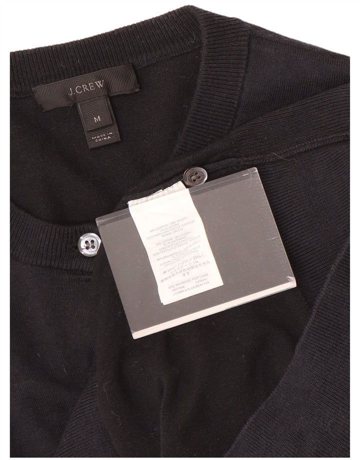 Γυναικείο πουλόβερ J. Crew Crop Cardigan UK 12 Medium Navy Blue Cotton