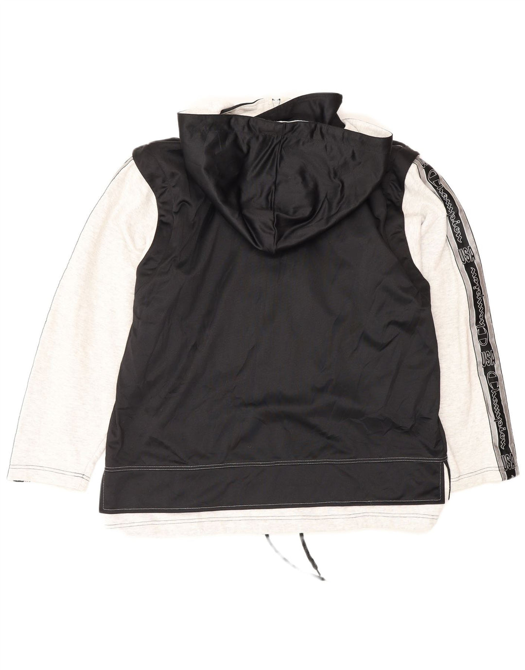 Ανδρική αθλητική φόρμα Champion με γραφική κουκούλα Top Jacket Medium Black Colourblock