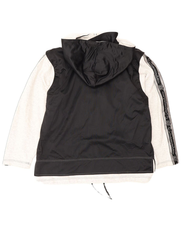 Ανδρική αθλητική φόρμα Champion με γραφική κουκούλα Top Jacket Medium Black Colourblock