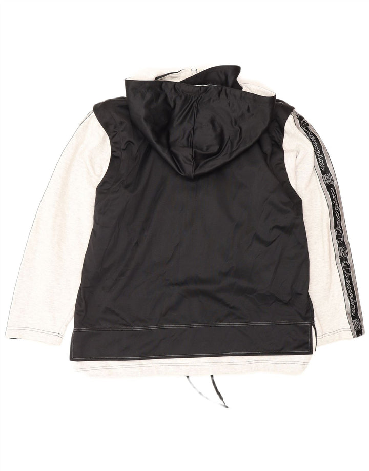 Ανδρική αθλητική φόρμα Champion με γραφική κουκούλα Top Jacket Medium Black Colourblock