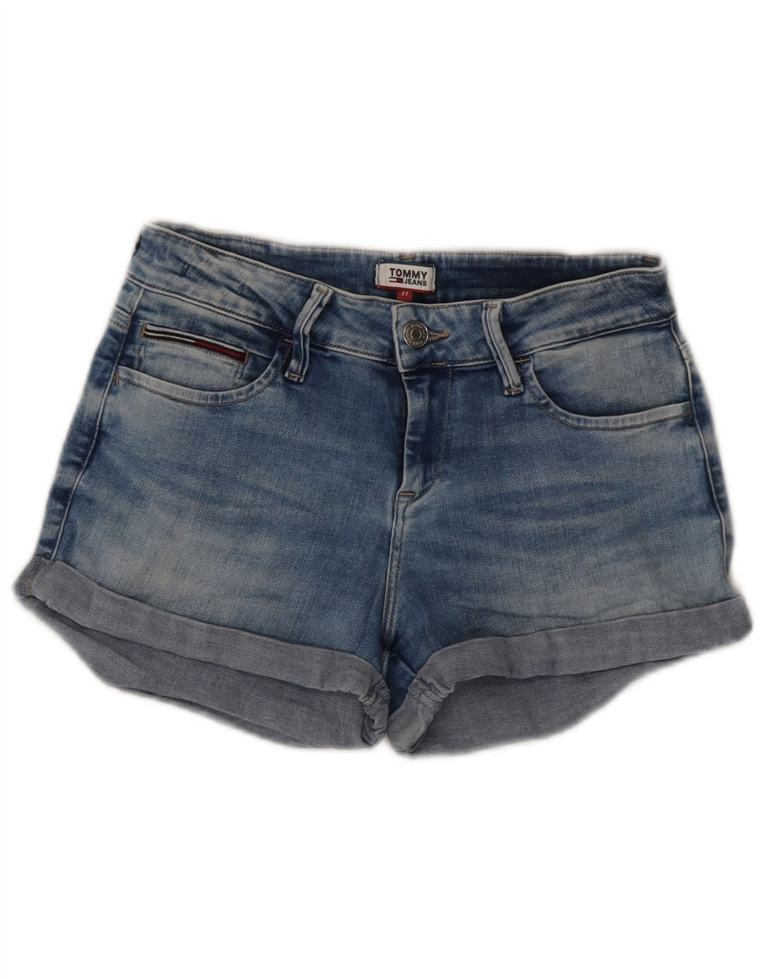 Γυναικείο τζιν σορτς Tommy Hilfiger W27 Μικρό μπλε βαμβακερό