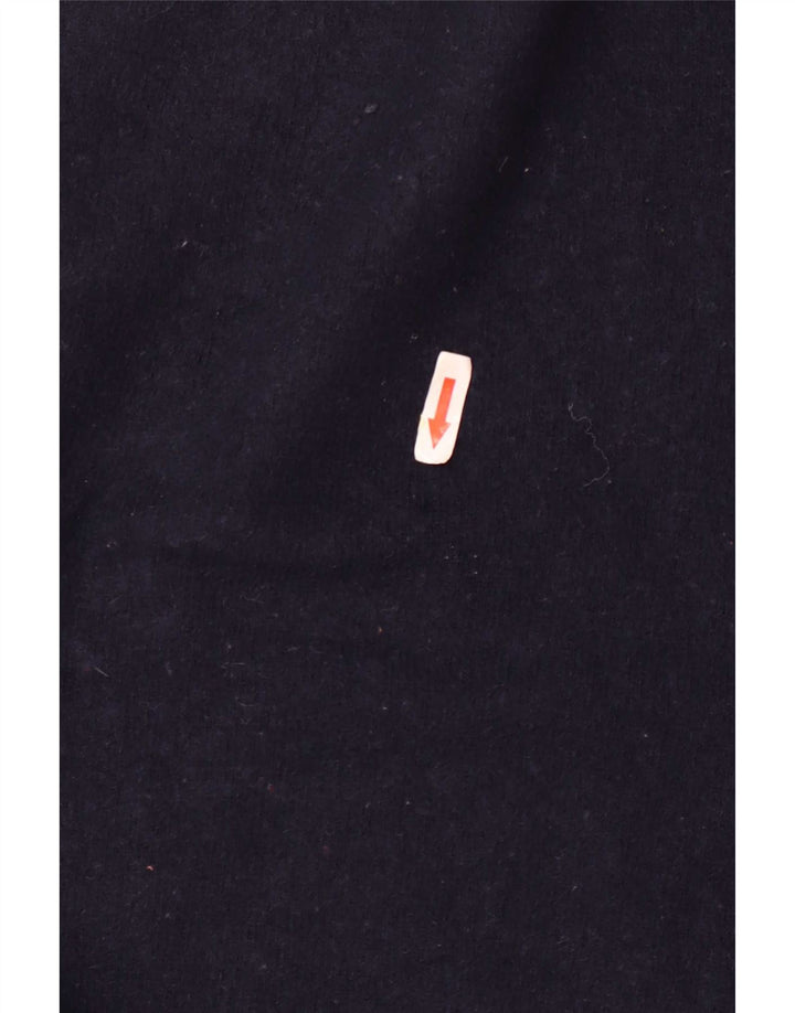 Ανδρικό πουλόβερ Zara με λαιμόκοψη XL Navy Blue Wool