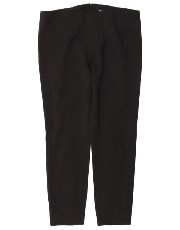 Γυναικείο κωνικό casual παντελόνι French Connection UK 12 Medium W34 L27 Μαύρο