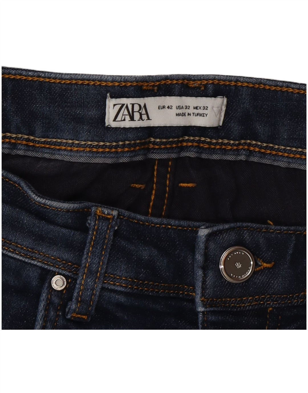 Zara Ανδρικό Slim Jeans EU 42 Large W32 L26 Blue