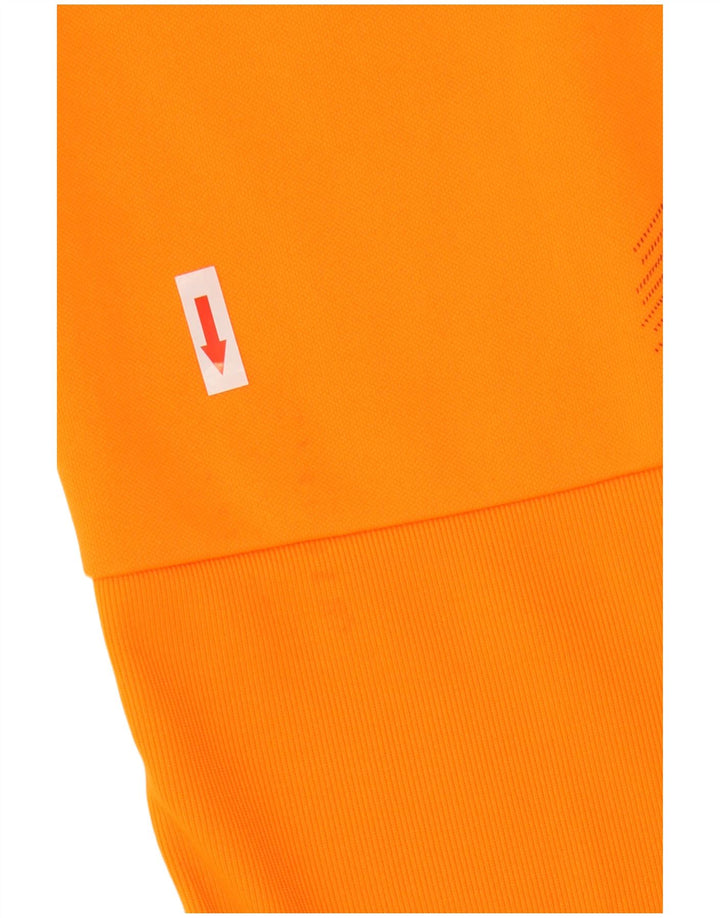 Ανδρική φόρμα ADIDAS Climalite Παντελόνι XL Πορτοκαλί πολυεστέρας