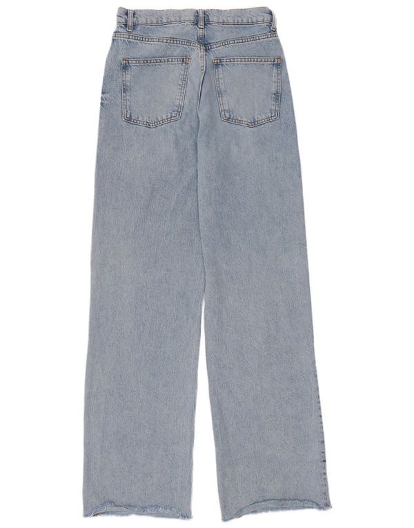 Zara Γυναικείο Ψηλόμεσο Τζιν EU 38 Small W28 L33 Μπλε βαμβακερό 90s