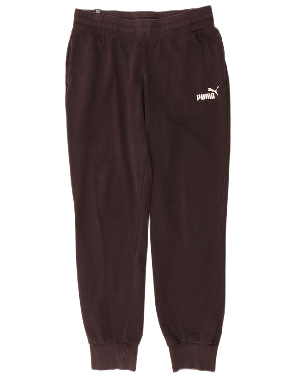 Γυναικεία αθλητική φόρμα Puma Παντελόνι Joggers UK 12 μεσαίο μαύρο βαμβακερό