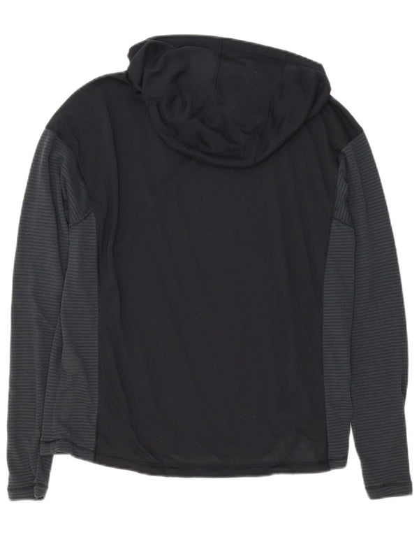 Under Armour Γυναικείο Heat Gear με κουκούλα μακρυμάνικο UK 10 Small Black