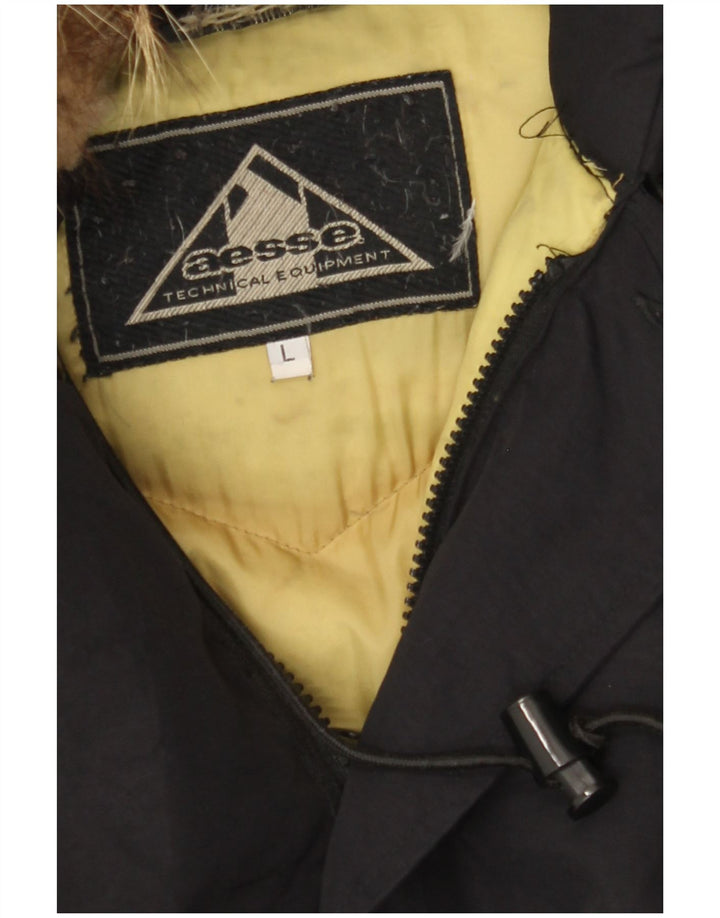 Ανδρικό μπουφάν Parka με κουκούλα AESSE UK 40 Large Black