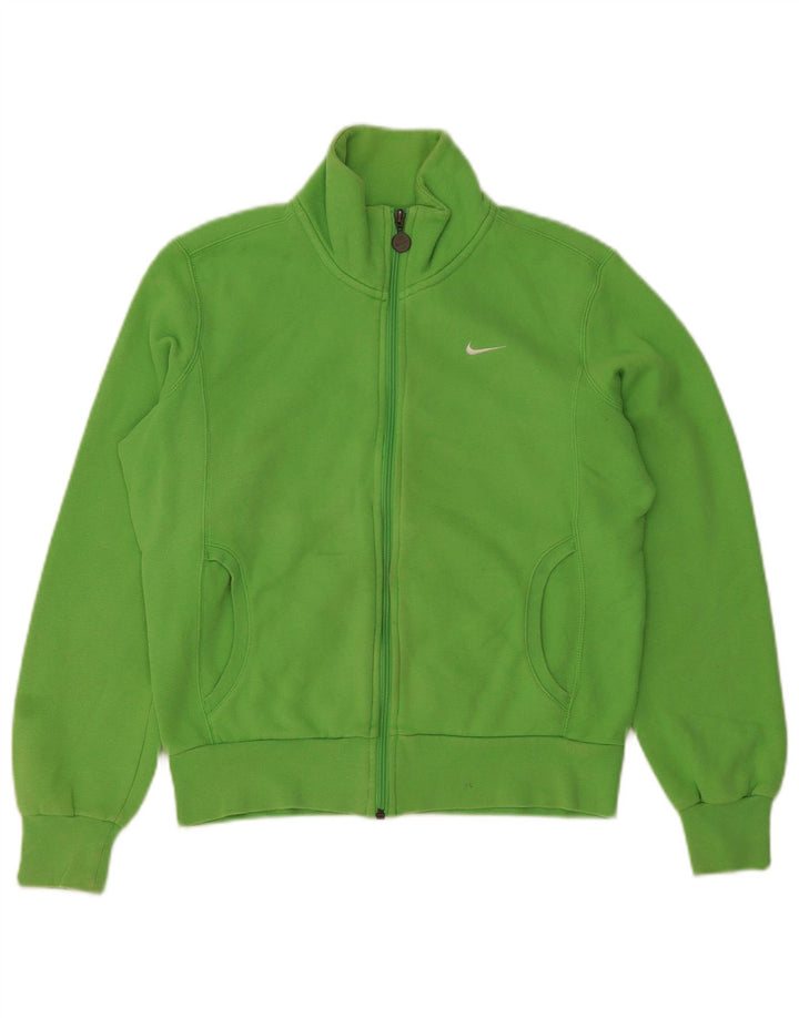 Γυναικεία φόρμα Nike Top Jacket UK 10/12 Μεσαίο πράσινο βαμβακερό