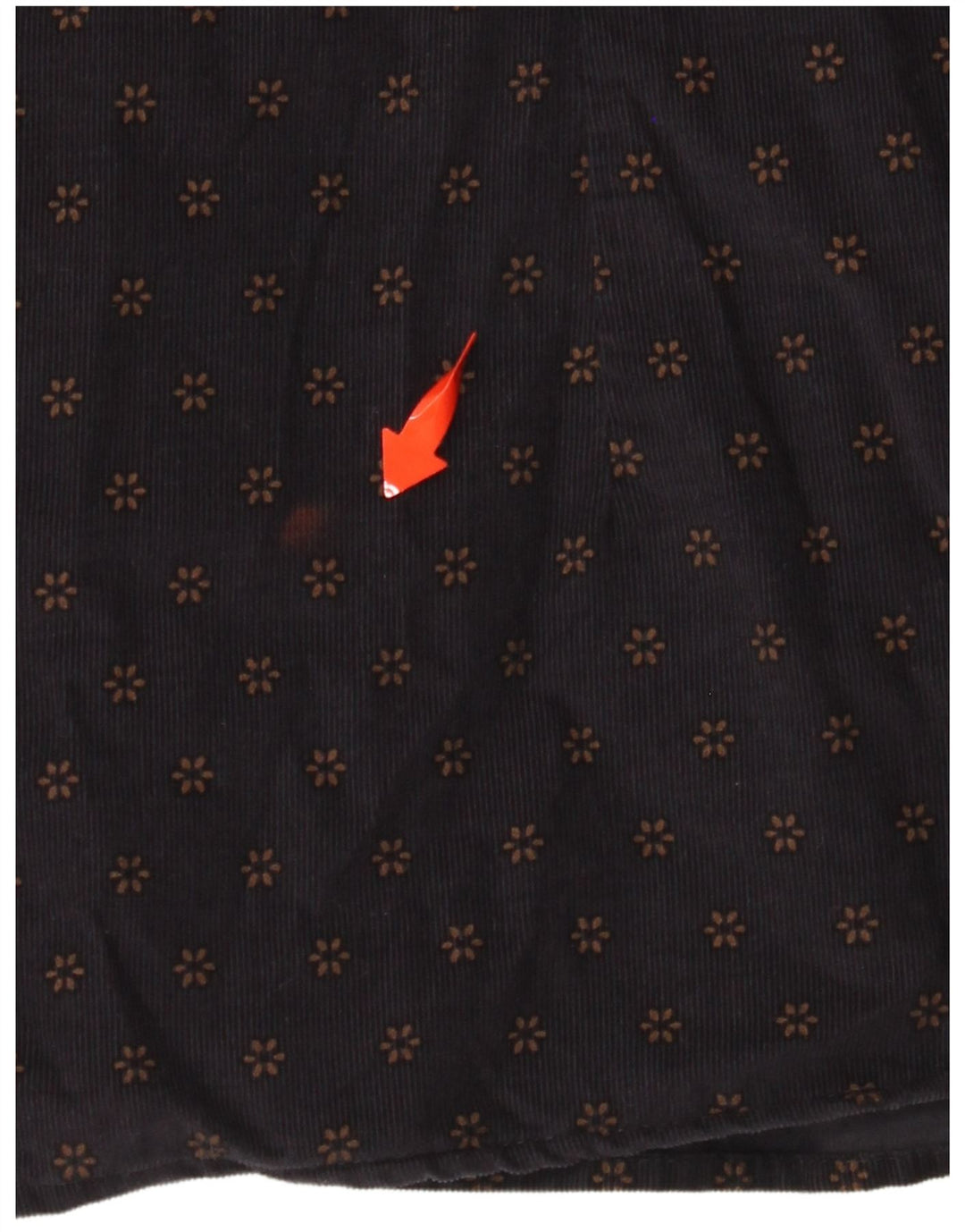 TED BAKER Ανδρικό κοτλέ πουκάμισο νούμερο 6 2XL Navy Blue Floral Βαμβακερό