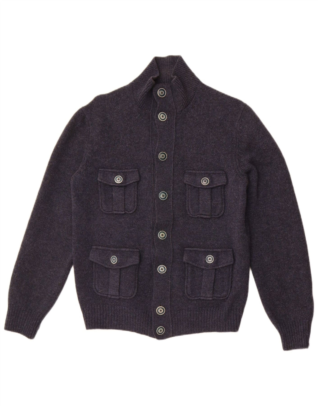 Ανδρικό πουλόβερ Military Cardigan Small Navy Blue