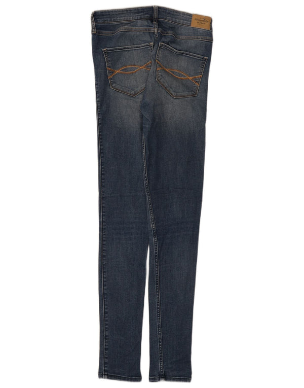 Abercrombie & Fitch Γυναικεία Skinny Jeans US 6 Medium W28 L31 Μπλε βαμβακερό