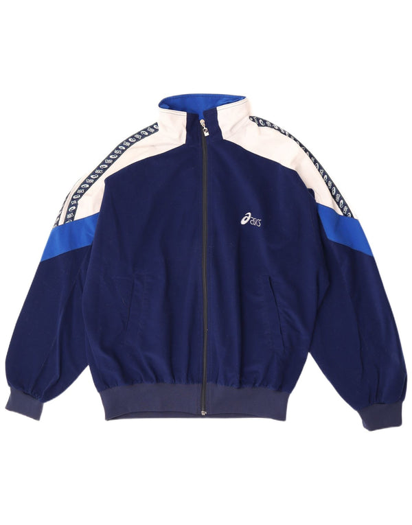Ανδρική αθλητική φόρμα γραφικών Asics Top Jacket IT 52 Large Blue Colourblock