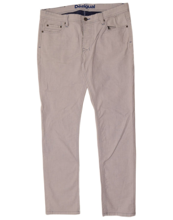 Desigual Mens Slim Jeans W36 L33 Blue Cotton
