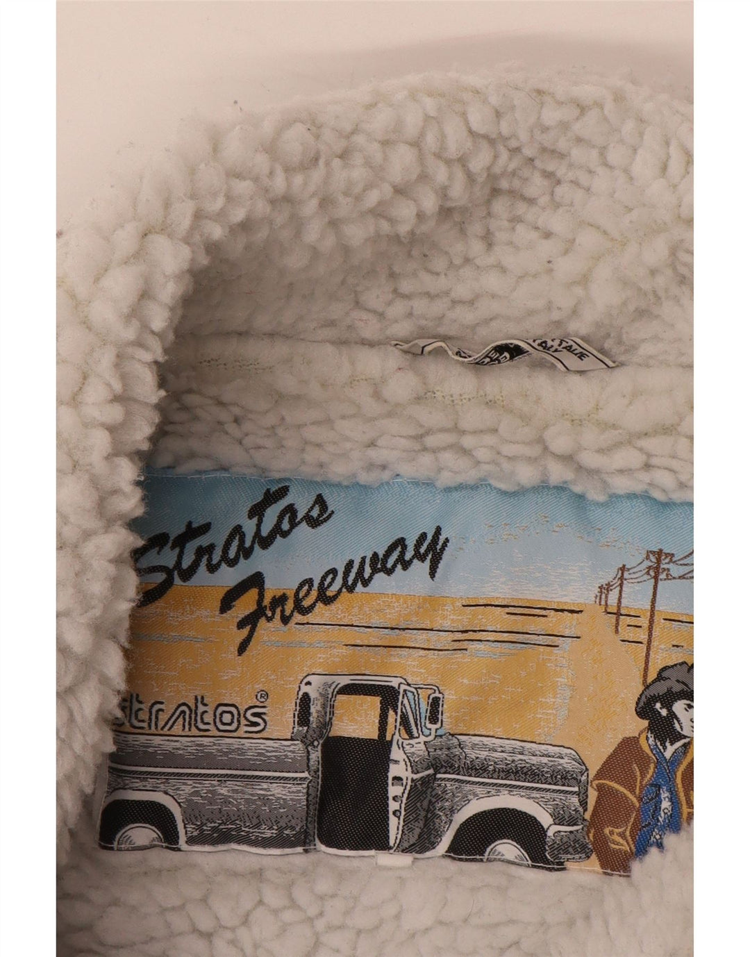 STRATOS Ανδρικό τζιν Sherpa Jacket UK 42 XL Μπλε Βαμβακερό