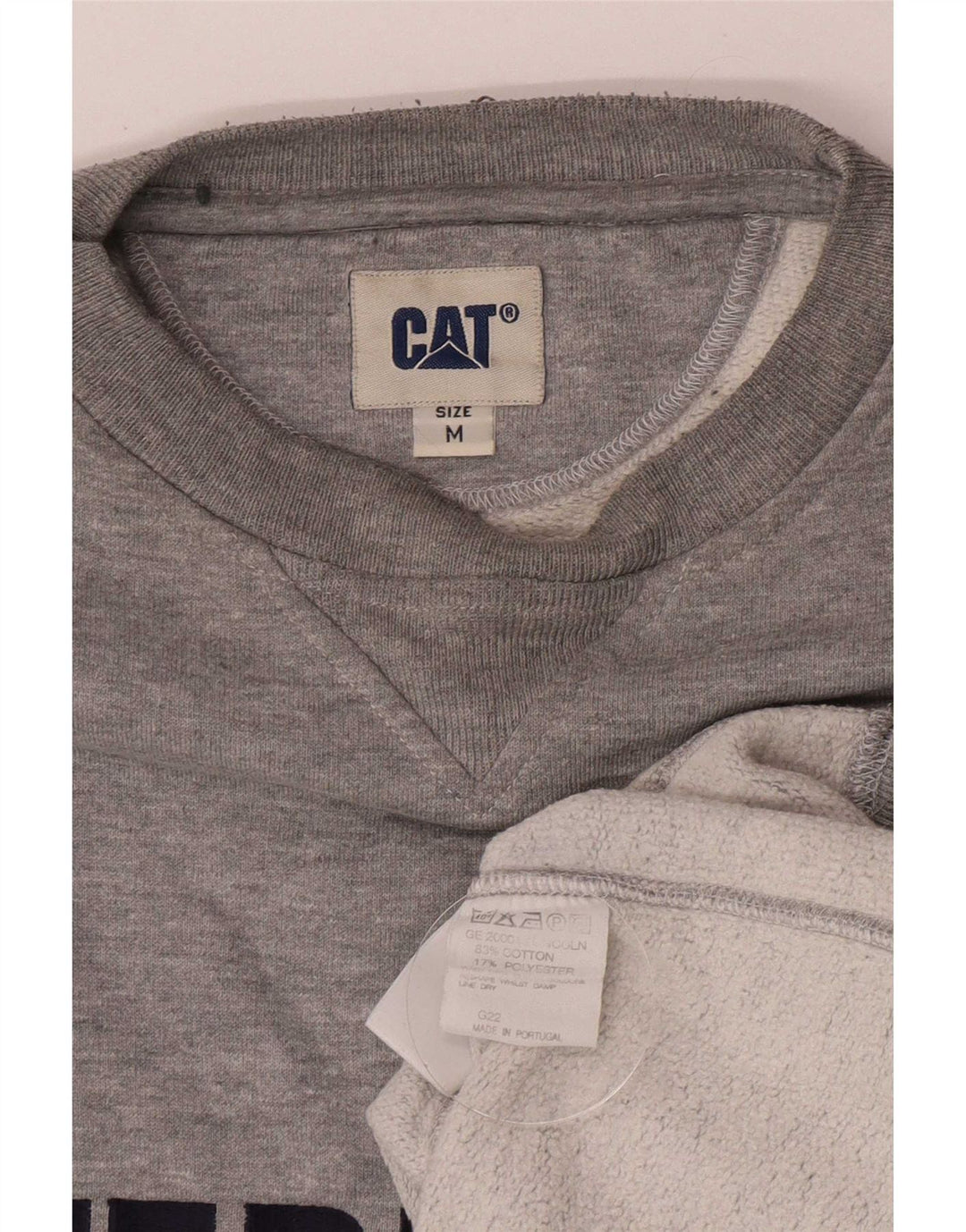 Ανδρικό φούτερ CAT Graphic Loose Fit Jumper Μεσαίο γκρι βαμβακερό