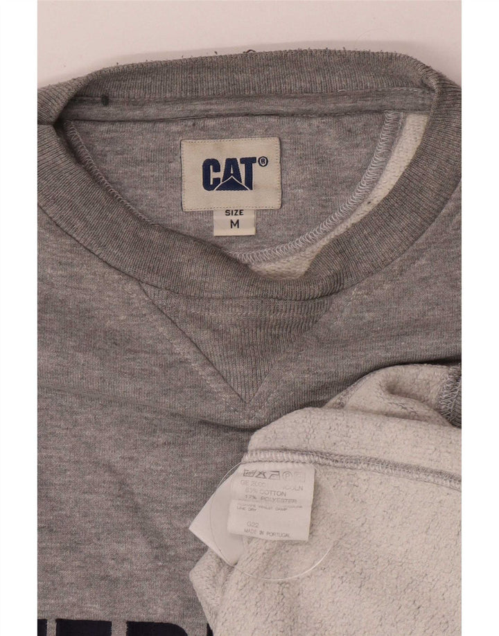 Ανδρικό φούτερ CAT Graphic Loose Fit Jumper Μεσαίο γκρι βαμβακερό