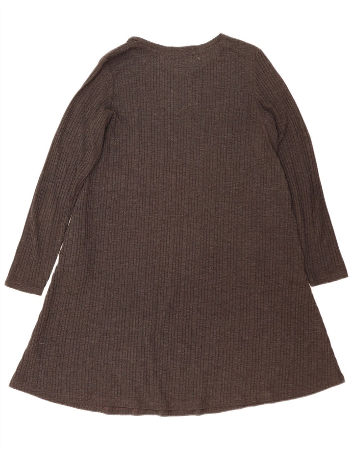 Γυναικείο μακρυμάνικο φόρεμα Marks & Spencer UK 14 Large Grey Polyester