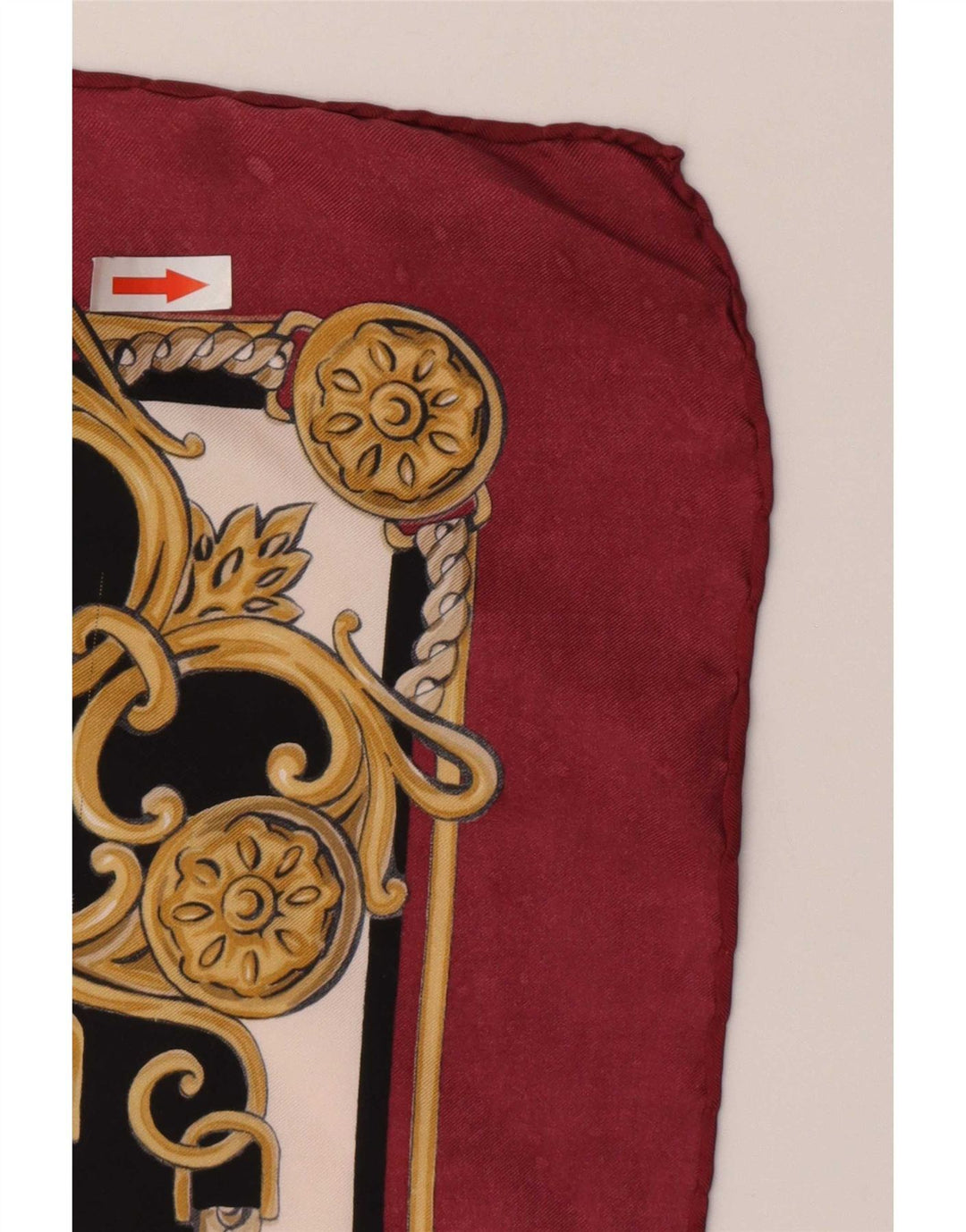 Γυναικείο τετράγωνο φουλάρι Celine One Size Burgundy Animal print