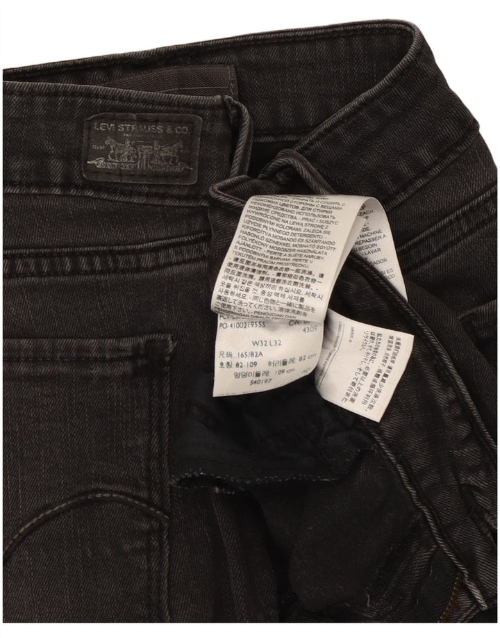 Γυναικείο Levi's Legging Bootcut Jeans W32 L32 Μαύρο βαμβακερό