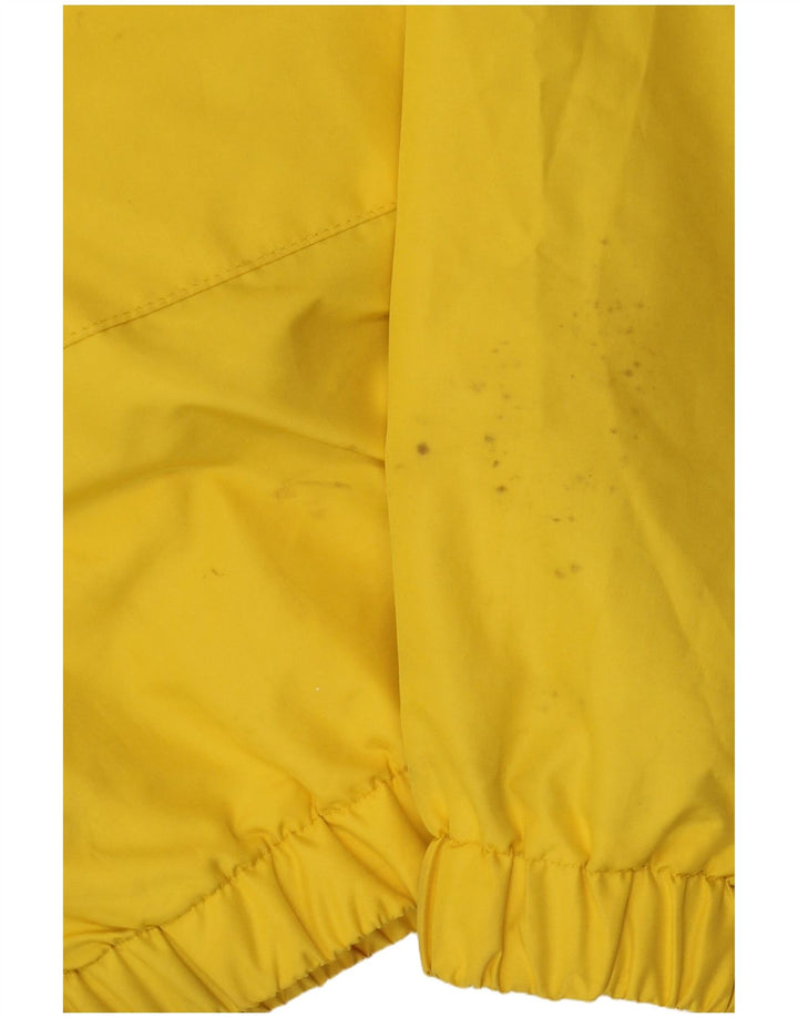 ELLESI Γυναικείο μπουφάν Anorak με κουκούλα UK 14 μεσαίου κίτρινου πολυεστέρα