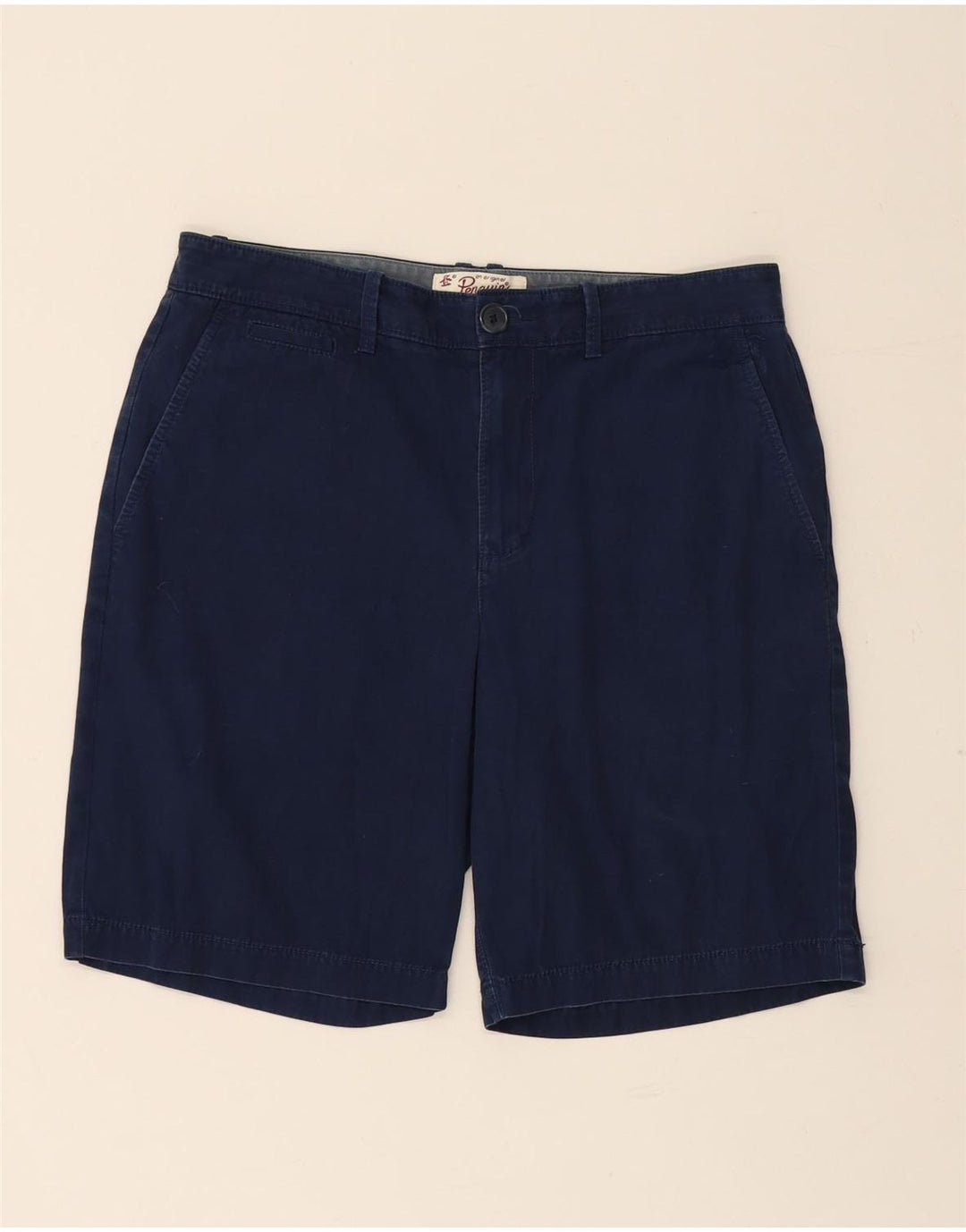 Ανδρικό σορτς Chino PENGUIN W32 Βαμβακερό μεσαίο μπλε ναυτικό