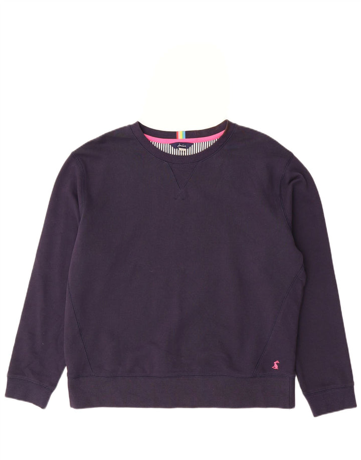 JOULES Γυναικείο φούτερ υπερμεγέθη Jumper UK 12 Μεσαίο Navy Blue βαμβακερό