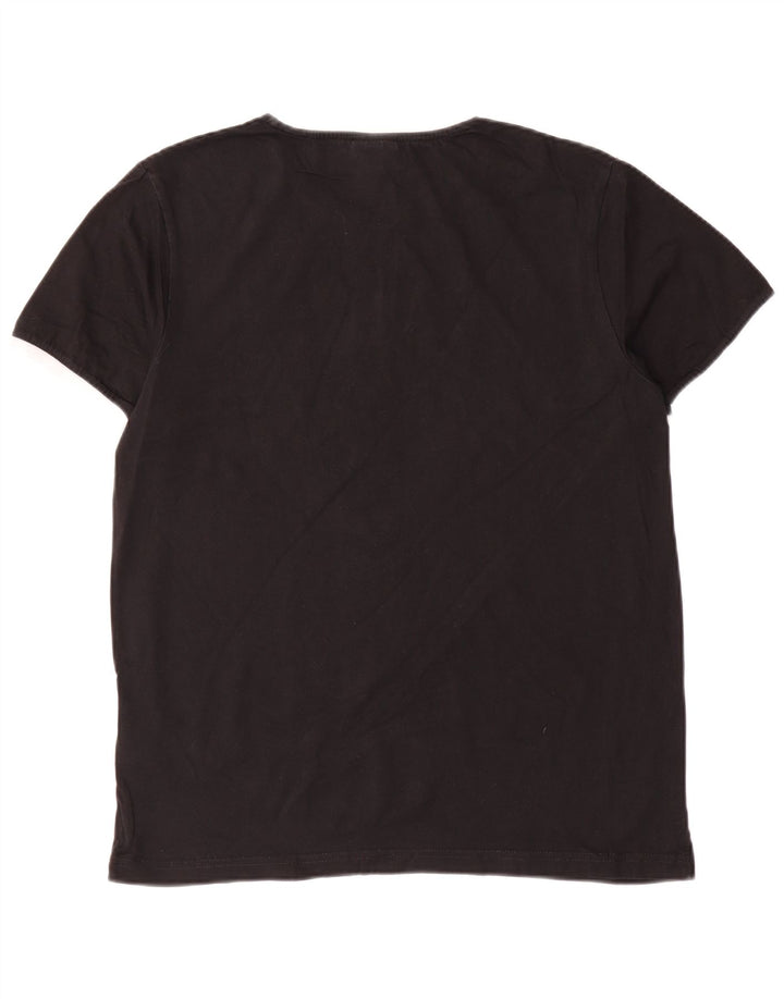Ανδρικό T-Shirt Ellesse Top Μεσαίο μαύρο βαμβακερό