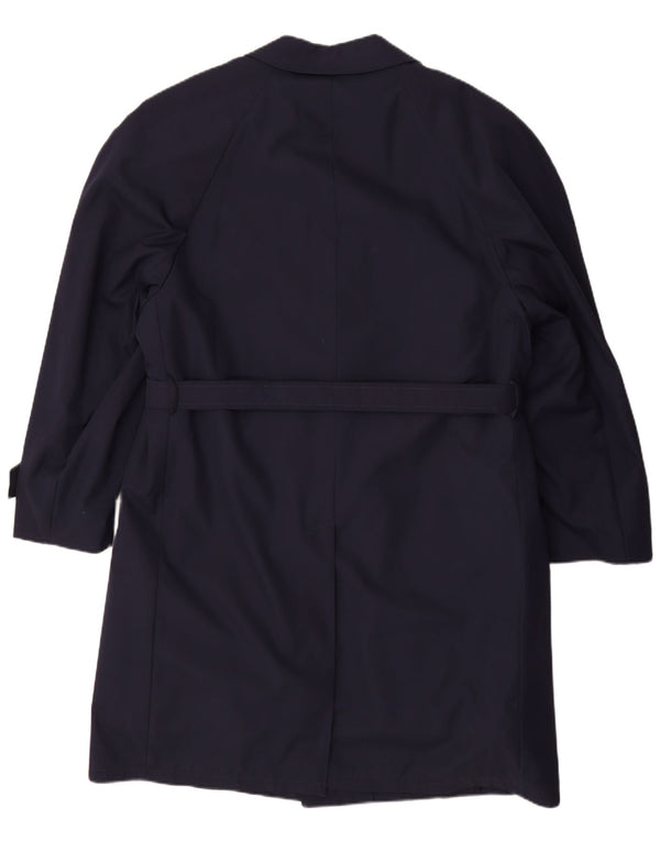 VINTAGE Ανδρικό παλτό Sherpa UK 40 Large Navy Blue