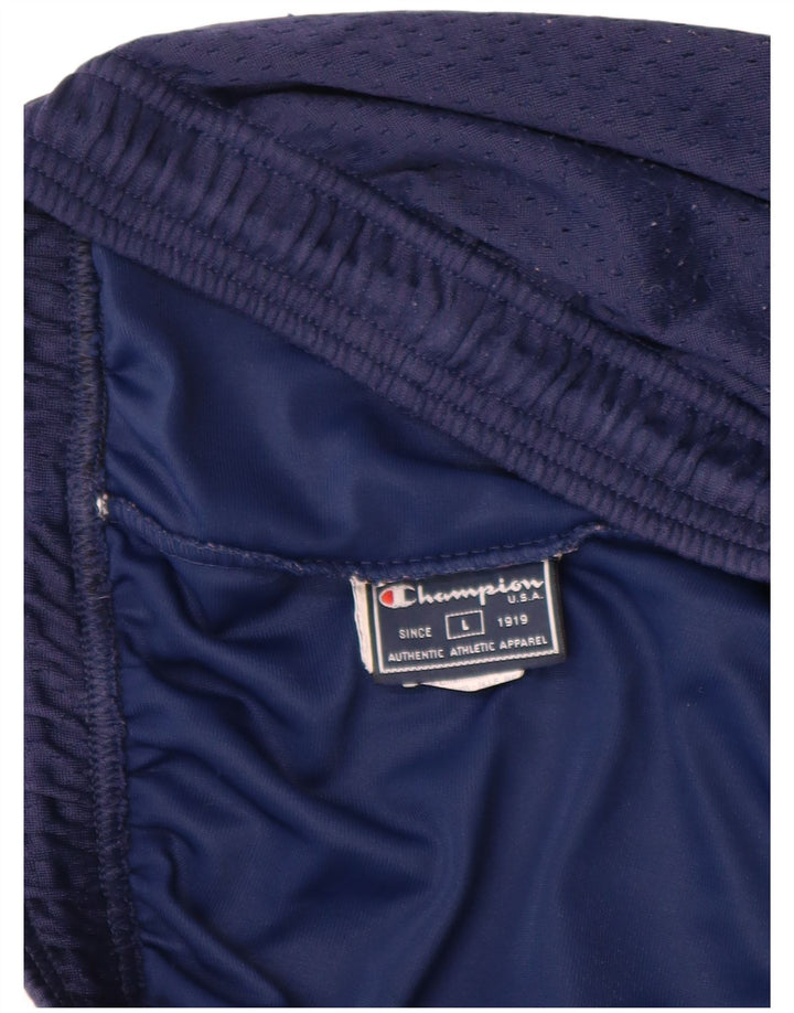 Champion Ανδρικό Αθλητικό Σορτς Μεγάλο Navy Blue Polyester