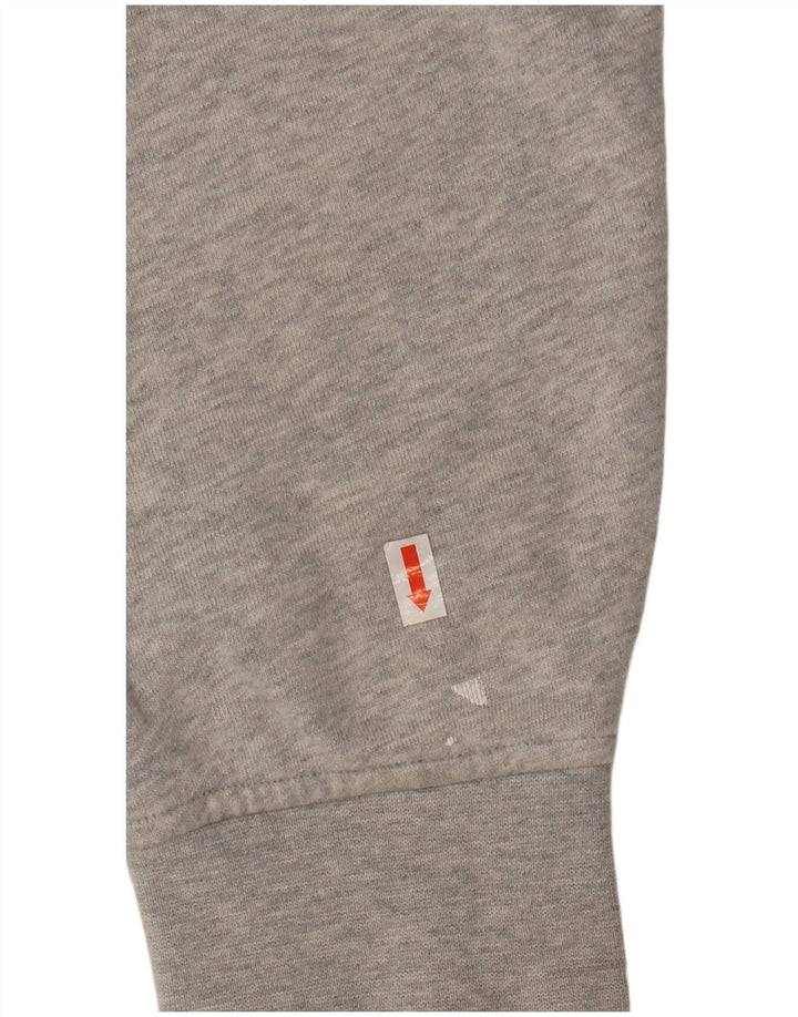 Ανδρικό πουλόβερ LACOSTE με φερμουάρ με κουκούλα, μέγεθος 5, βαμβακερό γκρι μεγάλο