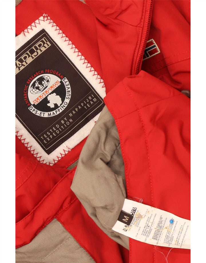 Napapijri Ανδρικό Μπουφάν Windbreaker UK 38 Medium Red Polyester