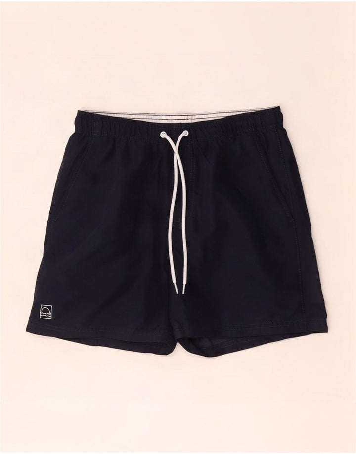 Ανδρικά σορτς κολύμβησης Marks & Spencer Small Navy Blue Polyester