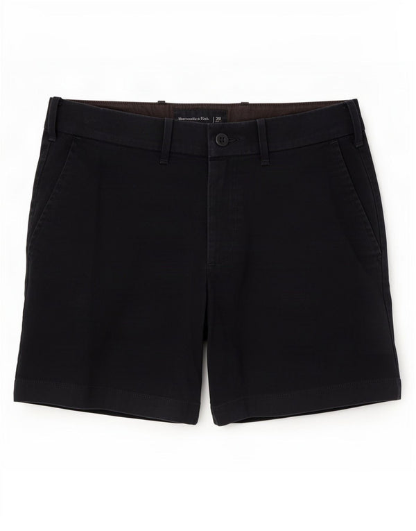 Γυναικείο σορτς Chino Abercrombie & Fitch Medium W29 Navy Blue βαμβακερό