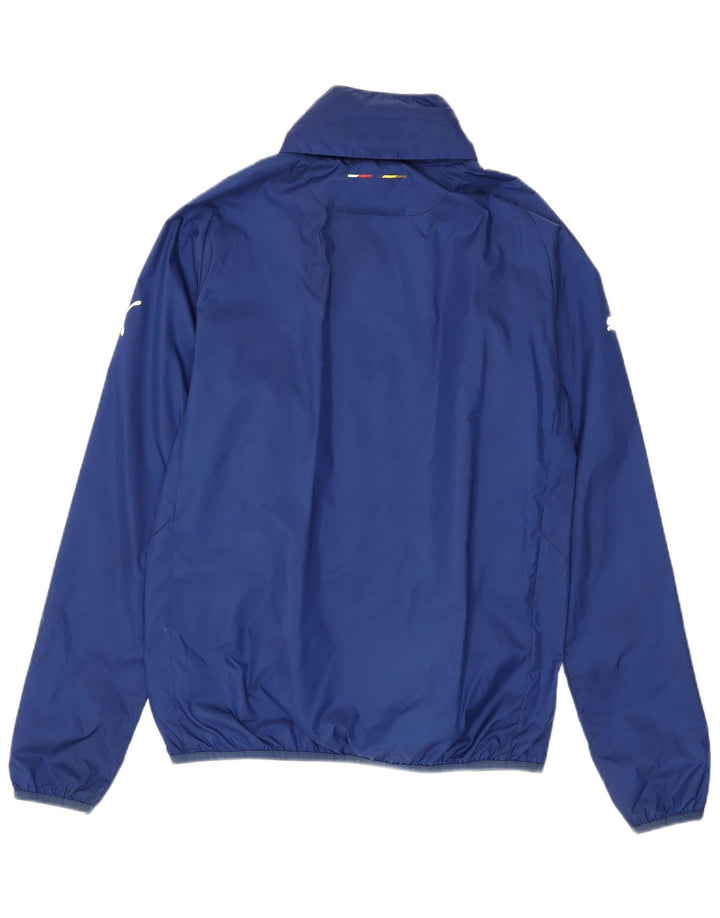 Puma Ανδρικό μπουφάν βροχής με κουκούλα Arsenal UK 38 Medium Blue Nylon