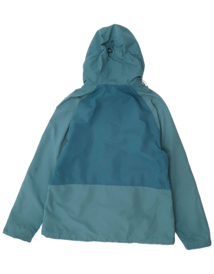 Mountain Warehouse Γυναικείο μπουφάν βροχής με κουκούλα UK 16 Large Blue Polyester