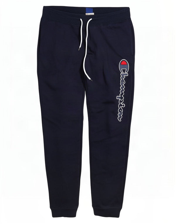 Ανδρική φόρμα Champion Graphic Παντελόνι Joggers Large Navy Blue από βαμβάκι