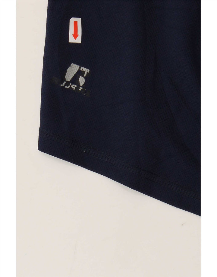 Αθλητικό ανδρικό σορτς Russell Athletic Dri-Power Sport Σορτς Μεγάλο Navy Blue Polyester