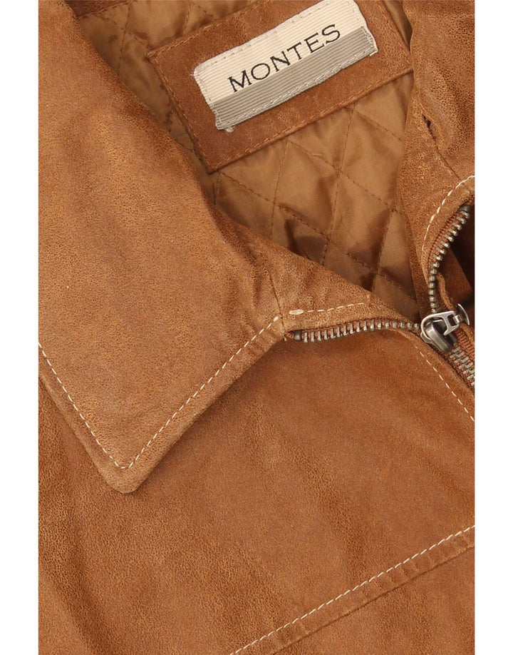 Montes Ανδρικό Suede Jacket UK 42 XL Brown
