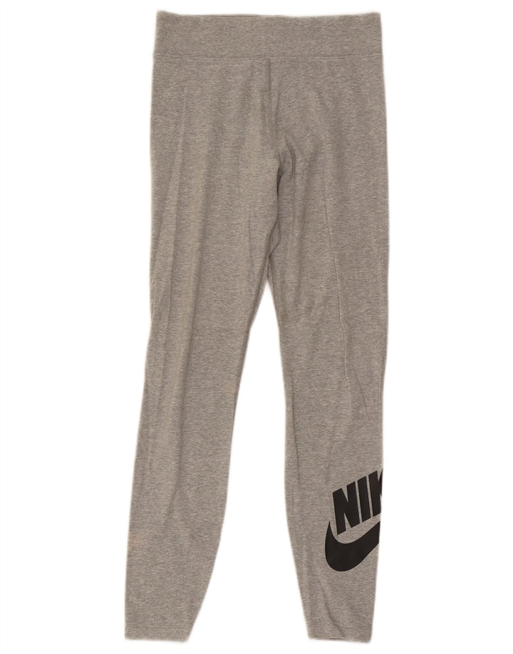 Γυναικεία γραφικά κολάν Nike UK 8 Μικρά γκρι βαμβακερά