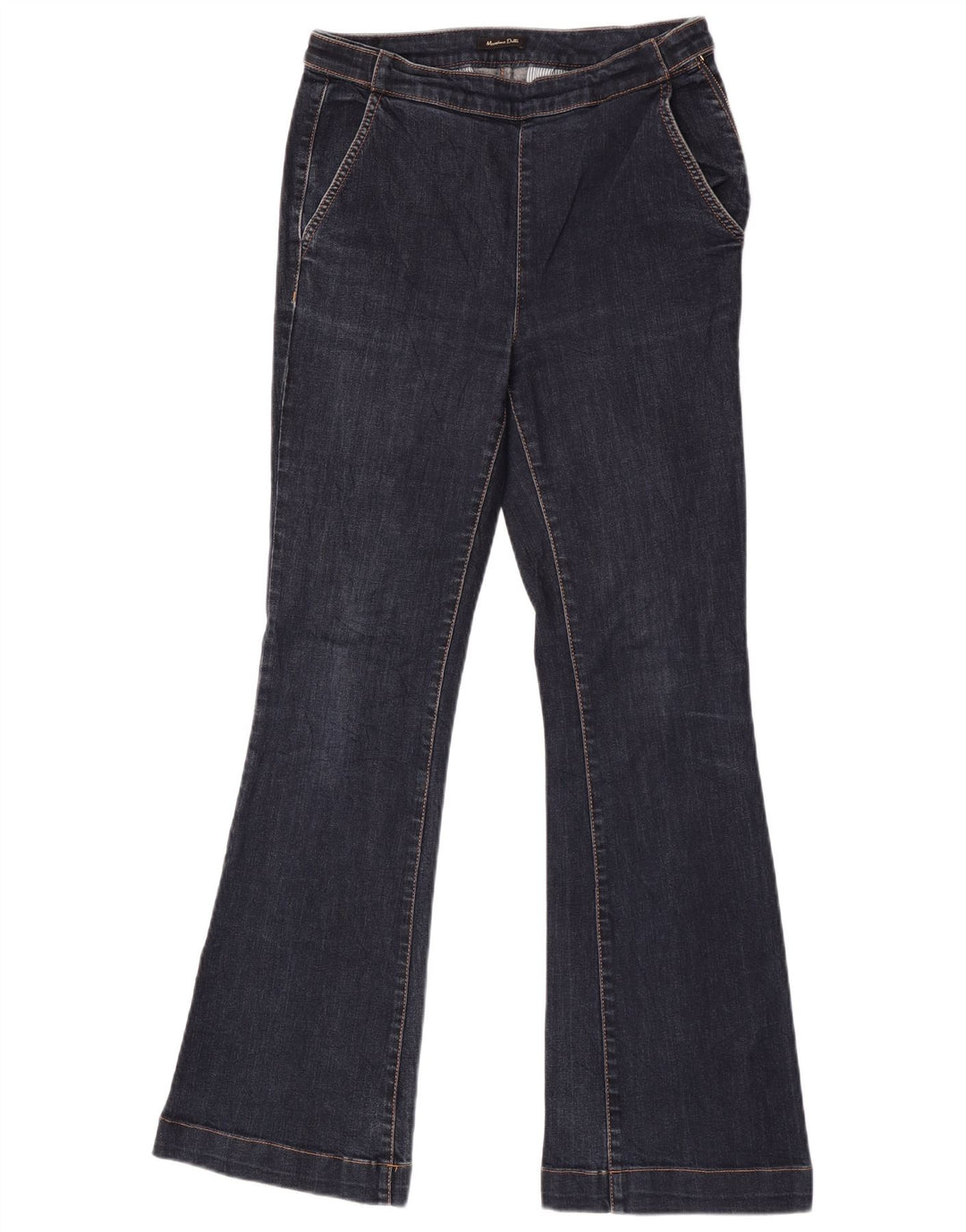 Massimo Dutti Γυναικείο τζιν με φλάντζα EU 36 XS W26 L30 Navy Blue