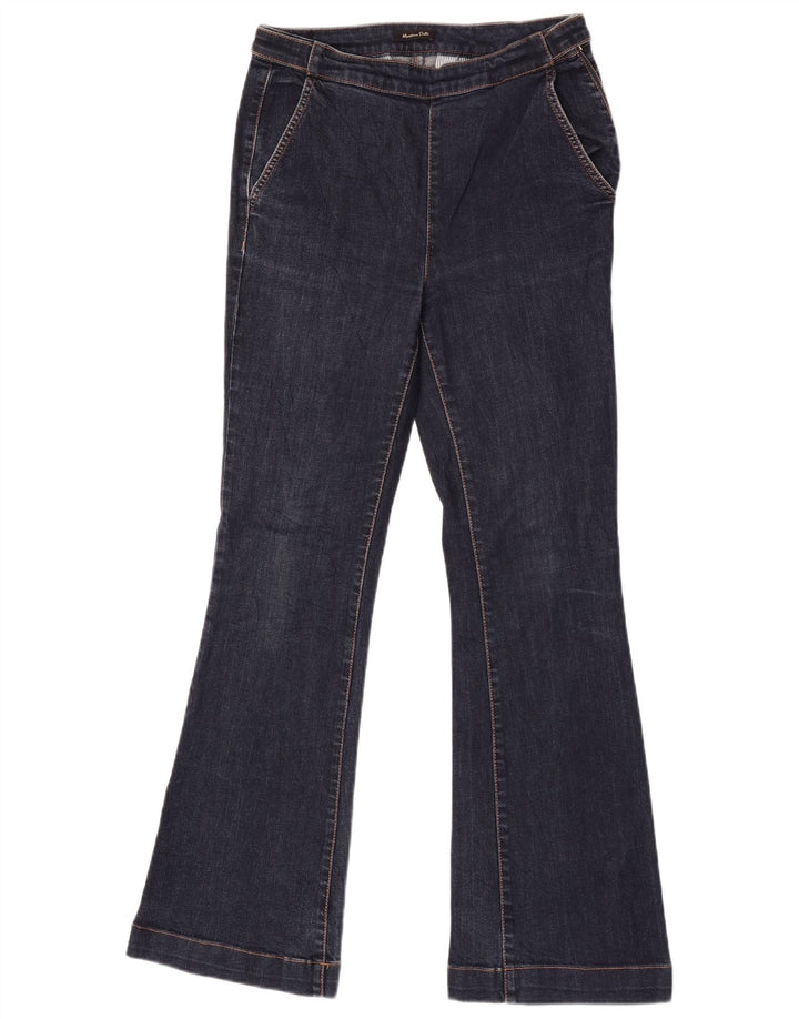 Massimo Dutti Γυναικείο τζιν με φλάντζα EU 36 XS W26 L30 Navy Blue