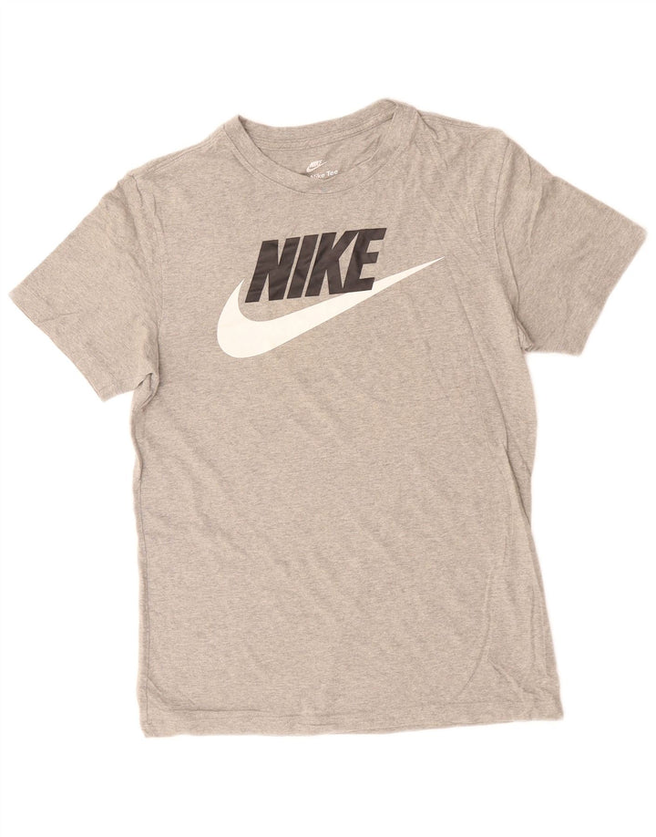 NIKE Mens Graphic T-Shirt Top XS Grey Cotton Vintage Nike and Second-Hand Nike from Messina Hembry 